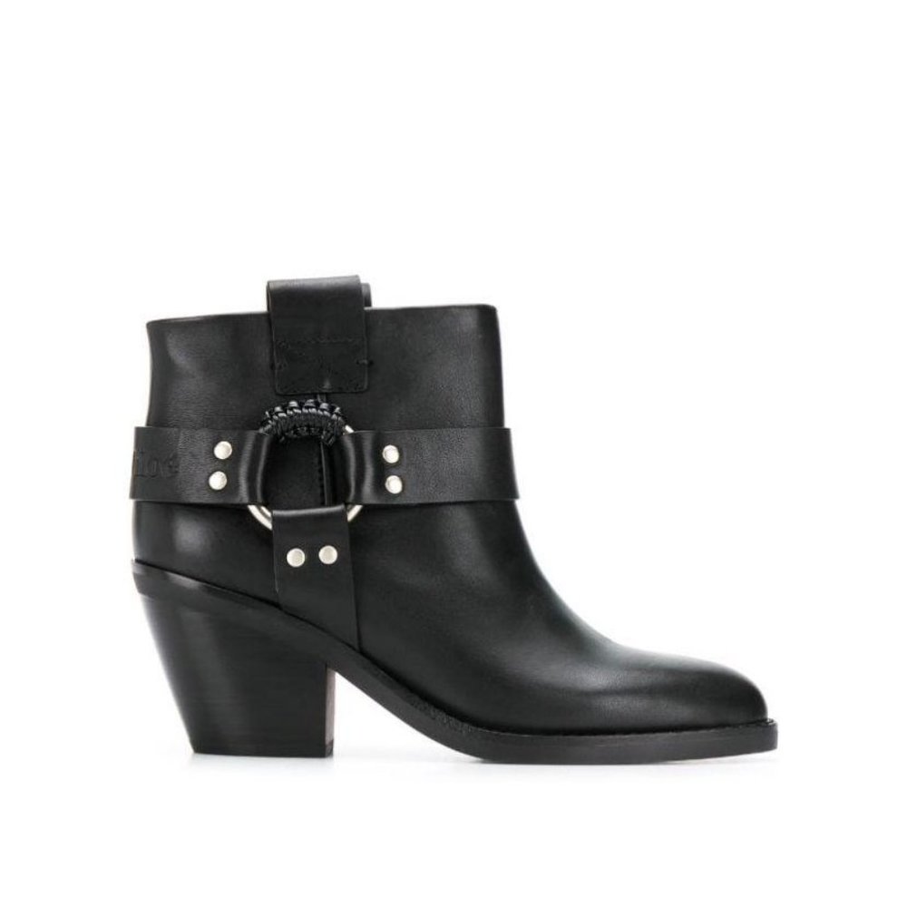 See by Chloe Eddie Ankle Western Boots NWOB 39 - Picture 1 of 14